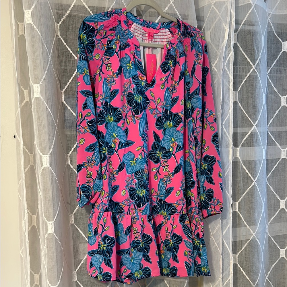 Lilly Pulitzer Pink Floral Dress